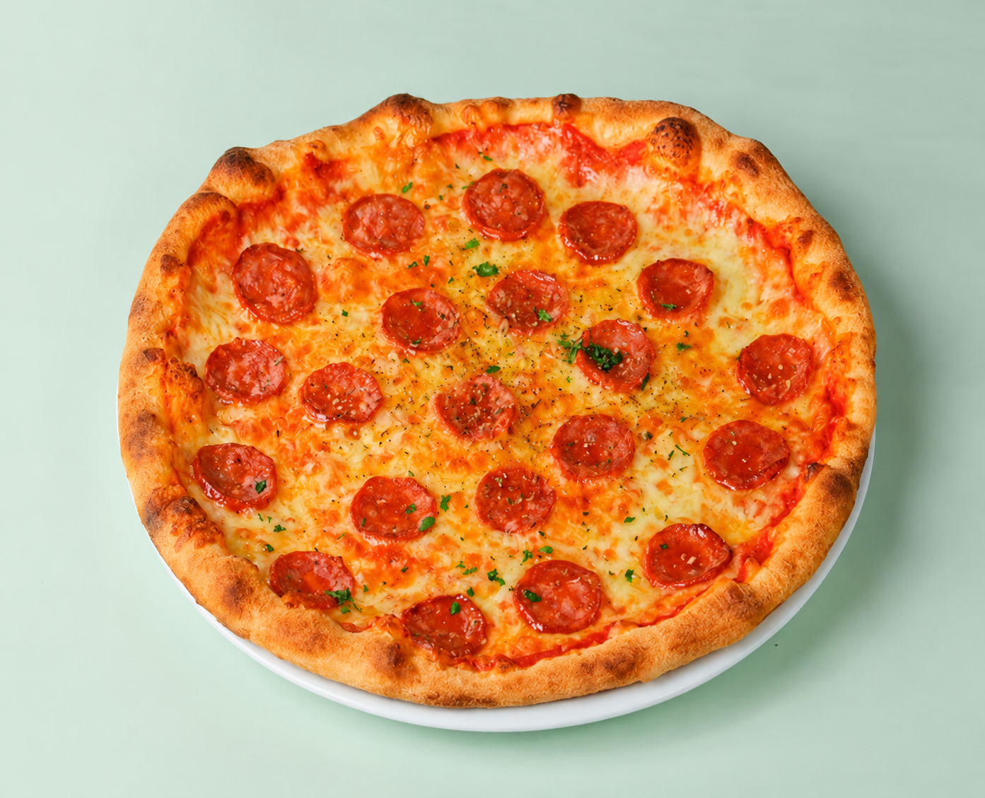Eldorado-pizza med pepperoni fra Tony’s